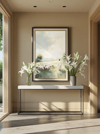 "Guided By Love- Jesus Christ Tending His Flock" Jesus Christ Sheep, Christian Art Decor, LDS Wall Art