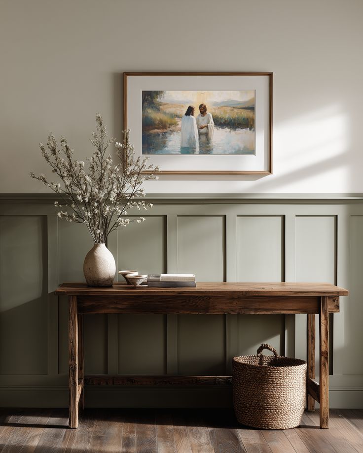 "The Baptism of Christ – A Divine Moment" Jesus Christ Artwork, Baptism Gift, John the Baptist, Church of Jesus Christ Baptism Gift