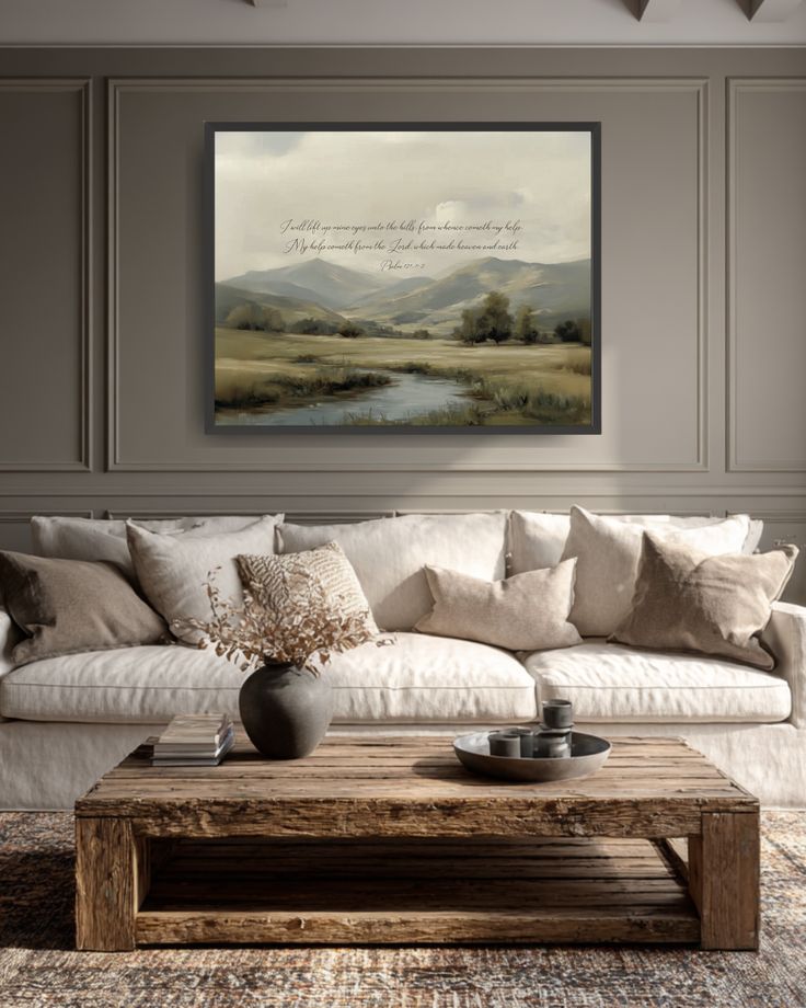 "Upon The Hills," Bible Verse Artwork, Psalm 121 Art, Scripture Verse Art, Landscape Print & Canvas Artwork, Christian Wall Art, Framed LDS Art,Modern Christian Art (Copy)