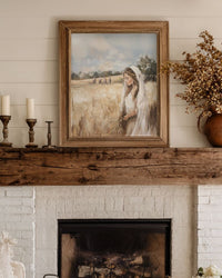 "Faith Among the Harvest- Ruth in the Fields" Christian Art, LDS Artwork, Women in the Bible
