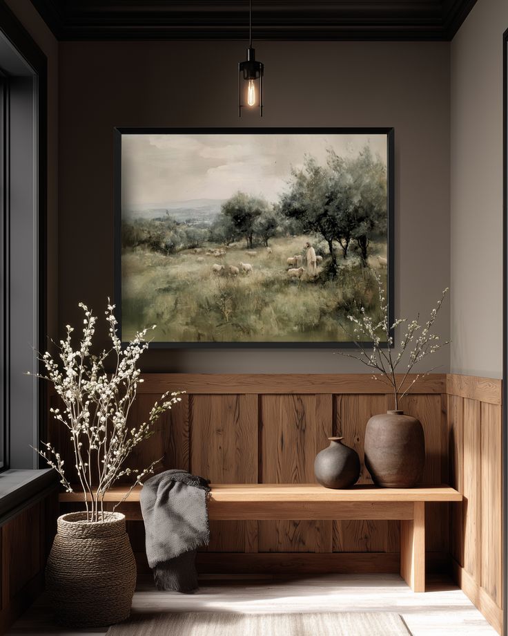 "Watched and Loved- Jesus Christ with the Sheep" Christian Wall Art of Jesus with Sheep, Fine Art Print or Canvas, Faith-Based Home Decor, LDS Artwork