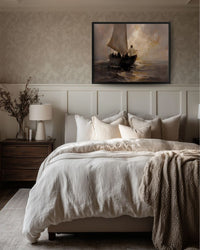 "Peace Be Still – Jesus Christ Calming the Storm" Artwork of Jesus Christ, Christian Art Print, LDS Art Print Decor