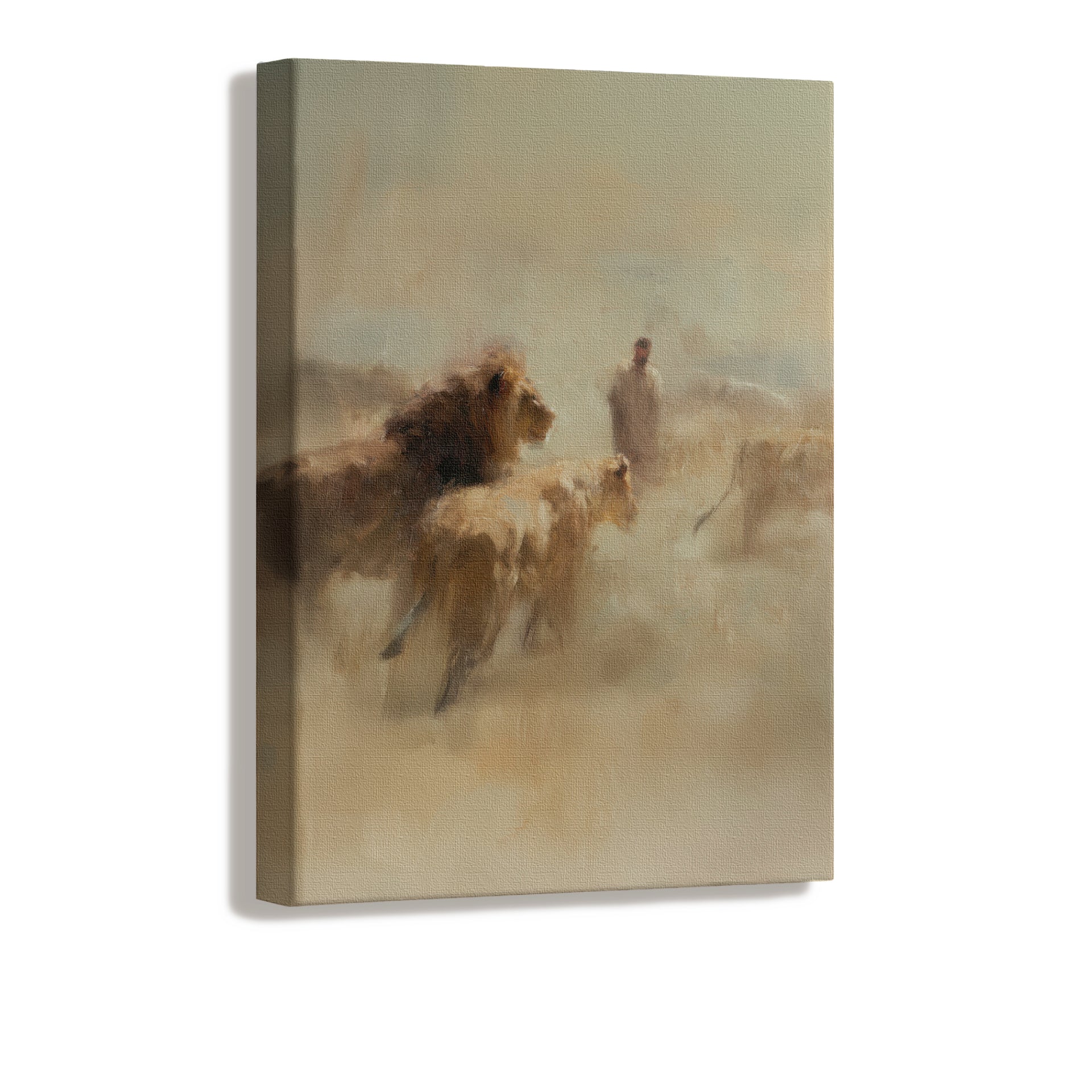 Christian Painting of Daniel Lions Den