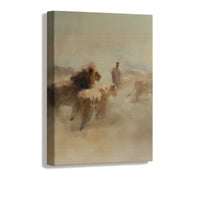 Christian Painting of Daniel Lions Den