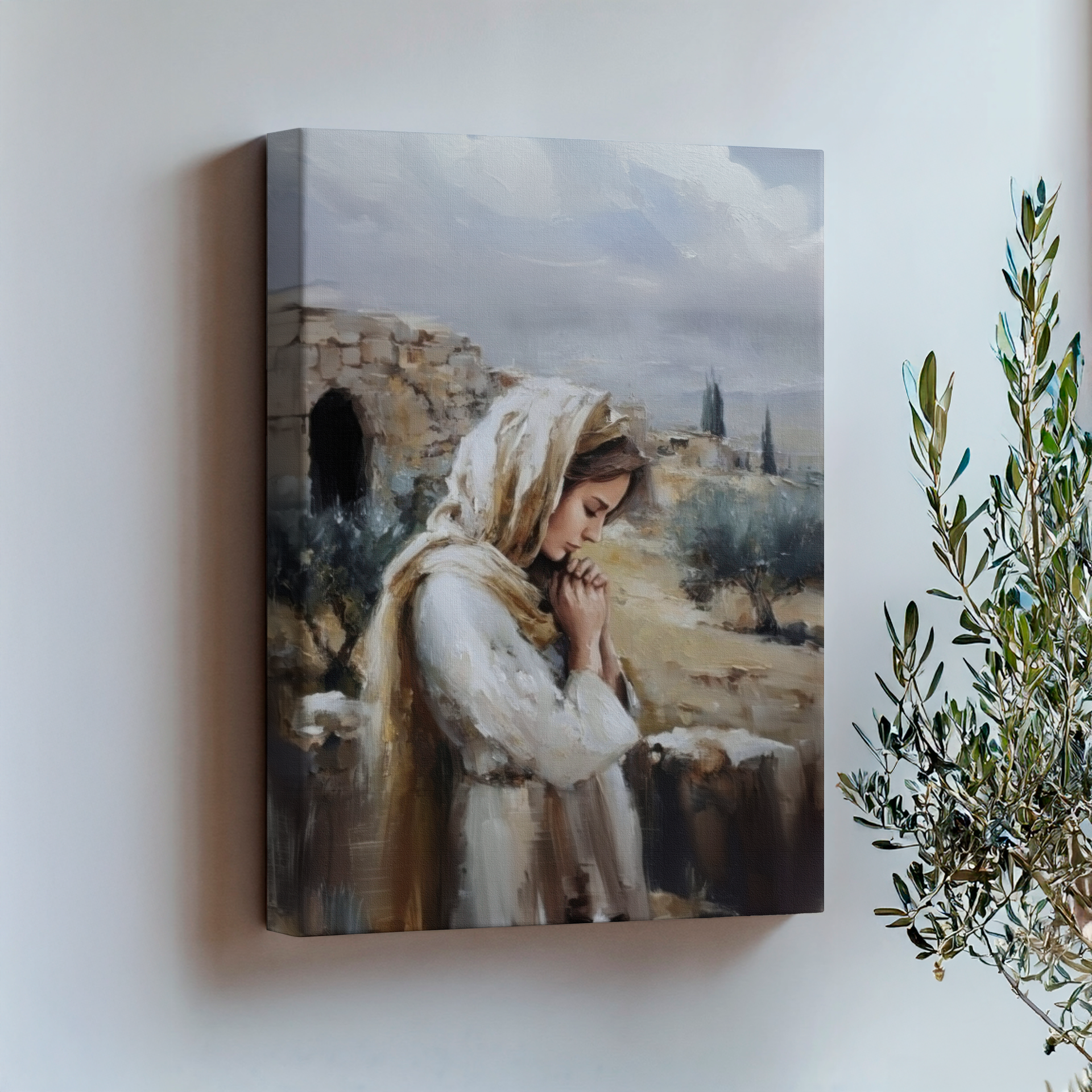 The Empty Tomb- Mary Magdalene's Witness of the Miracle, Christian Wall Art, LDS Artwork