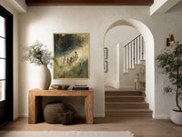 "Let the Children Come," LDS Art, Jesus Christ with Children, Christian Wall Art, Framed LDS Art, Modern Christian Art, Jesus Gathering Kids