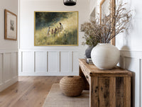 "Let the Children Come," LDS Art, Jesus Christ with Children, Christian Wall Art, Framed LDS Art, Modern Christian Art, Jesus Gathering Kids