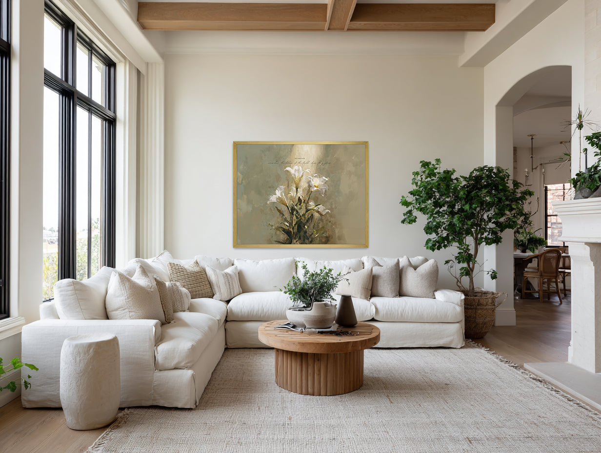 Lilies of the Field Living Room
