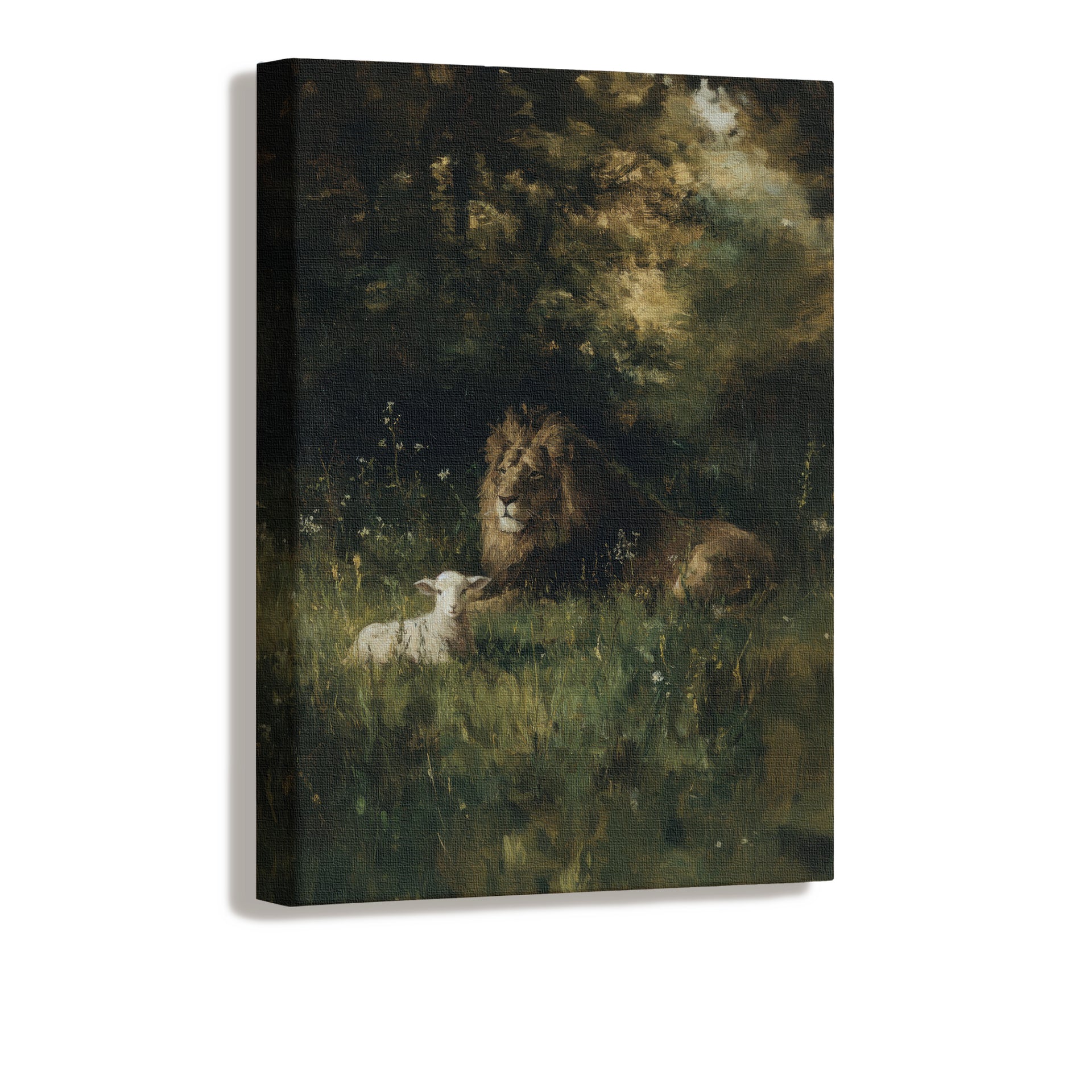 Lion Lamb Canvas