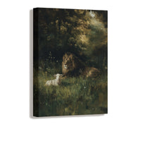 Lion Lamb Canvas