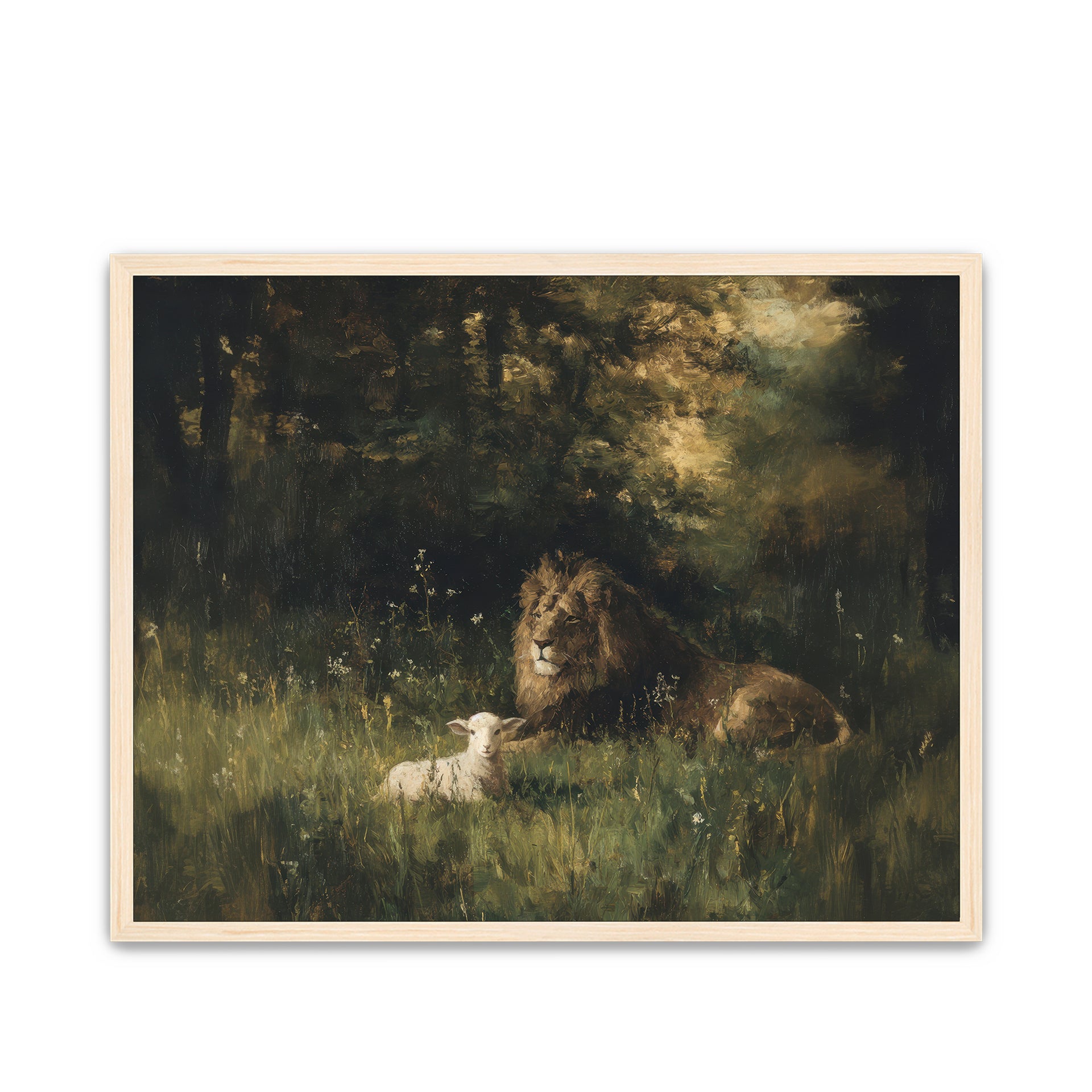 Lion Lamb Artwork