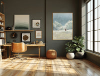 "The Water Divided," Bible Artwork, Christian Wall Art, Large Fine Art Print or Canvas Framed LDS Art, Modern Christian Art, Moses Parting The Red Sea