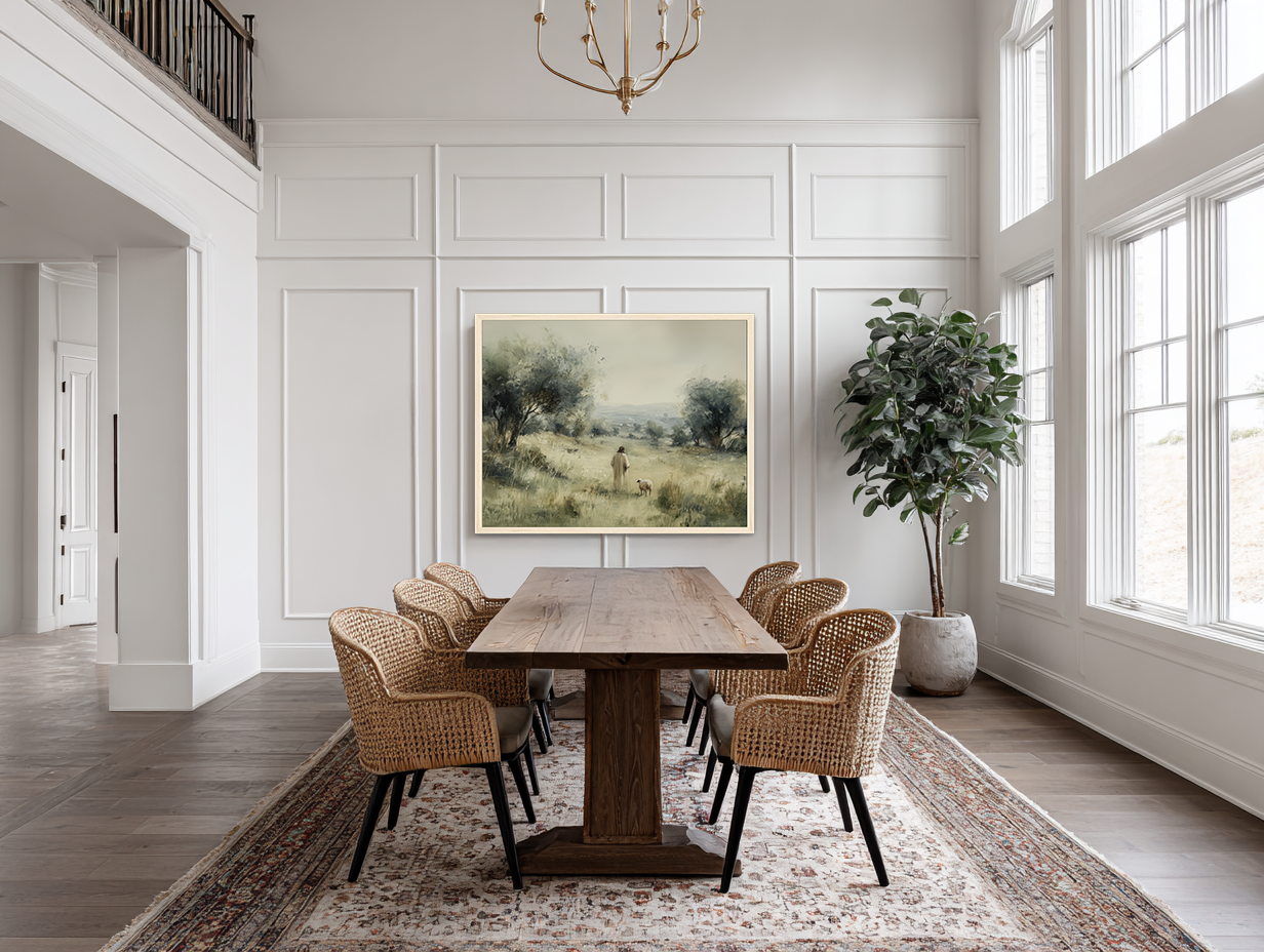 The Shepherd Walks Beside Me Dining Room