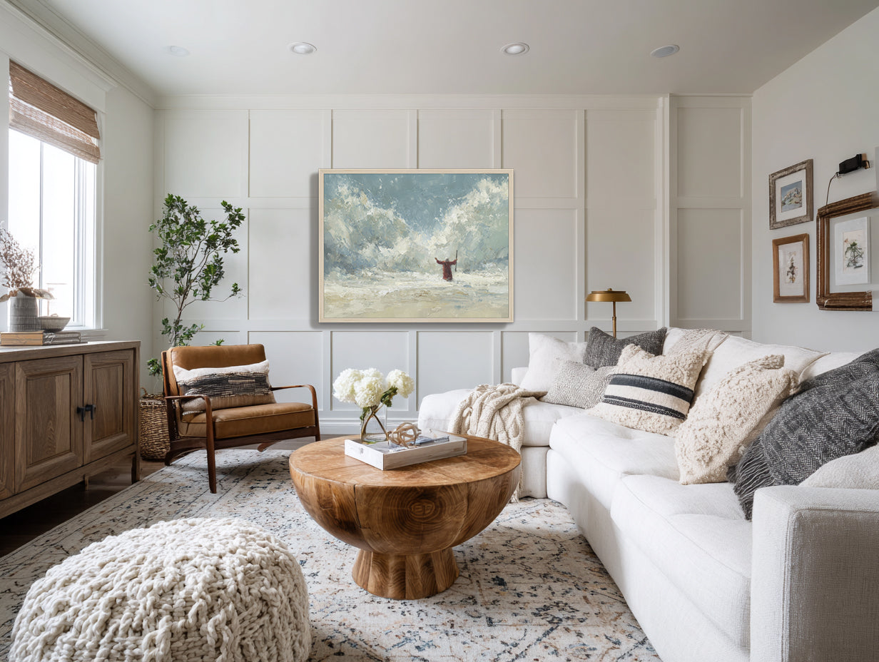 Moses Parting Red Sea on Wall