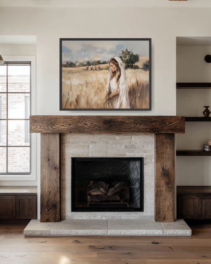 "Faith Among the Harvest- Ruth in the Fields" Christian Art, LDS Artwork, Women in the Bible