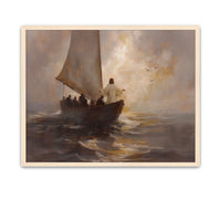  Powerful image of Jesus commanding the wind and waves during a tempest