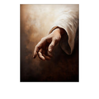 Religious art symbolizing the protective hand of God