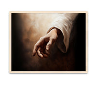 Powerful depiction of the hand of God offering strength