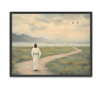 LDS artwork of Jesus walking a sacred path