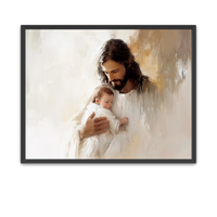 LDS artwork of Jesus holding an infant close to His heart