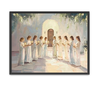 LDS-themed artwork depicting the ten virgins from the parable