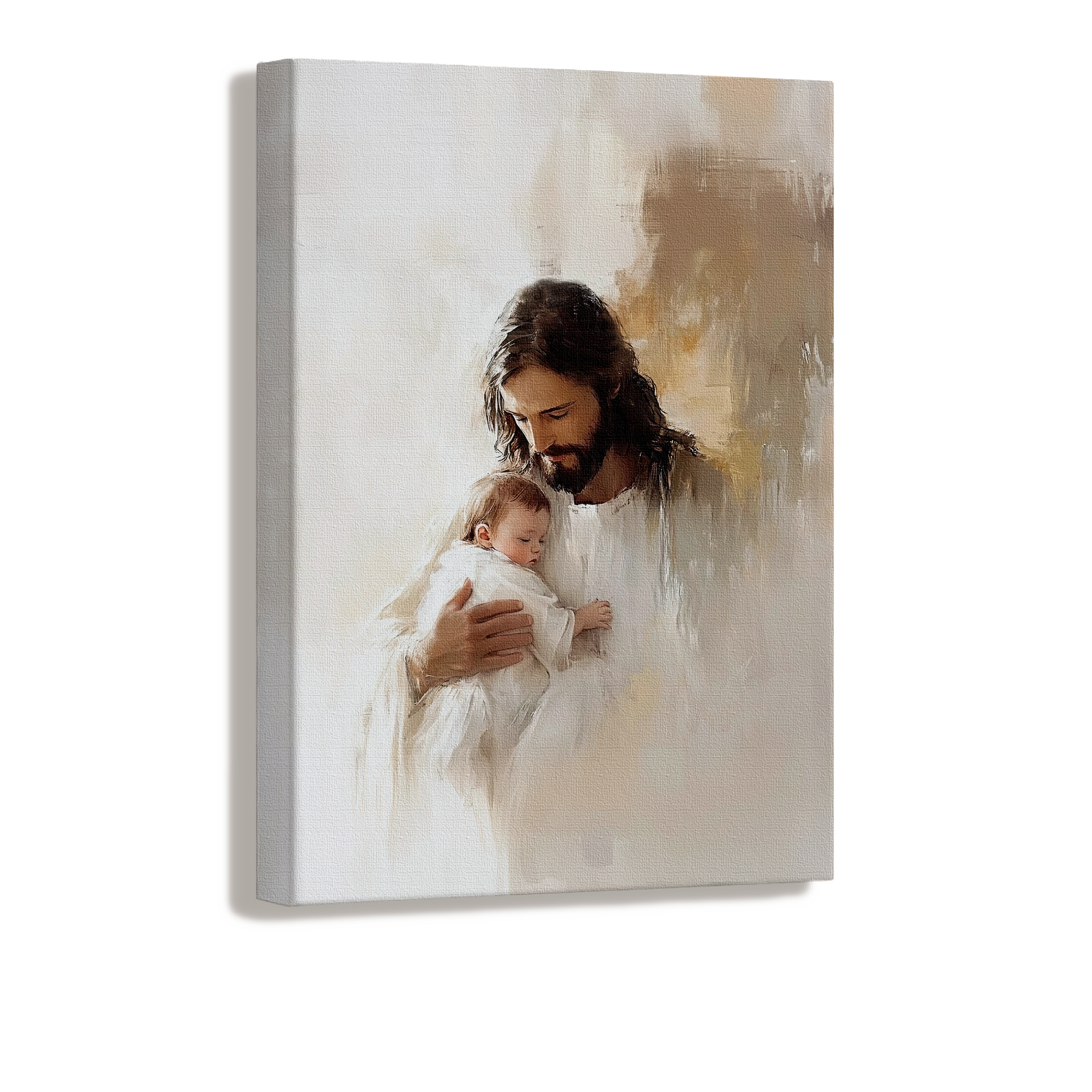 The Savior with an infant, symbolizing divine love and protection