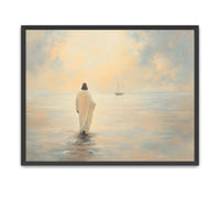 Christian art of Jesus walking on water
