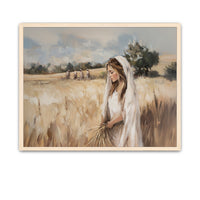 Ruth working humbly among the harvest